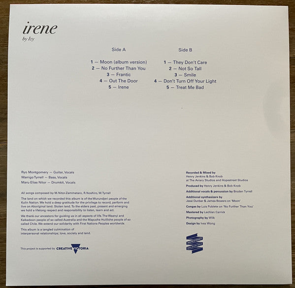 Izy (3) : Irene (LP, Album)