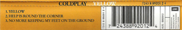 Coldplay : Yellow (CD, Single)