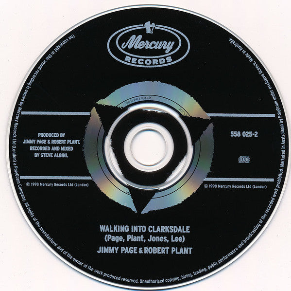 Jimmy Page, Robert Plant : Walking Into Clarksdale (CD, Album)