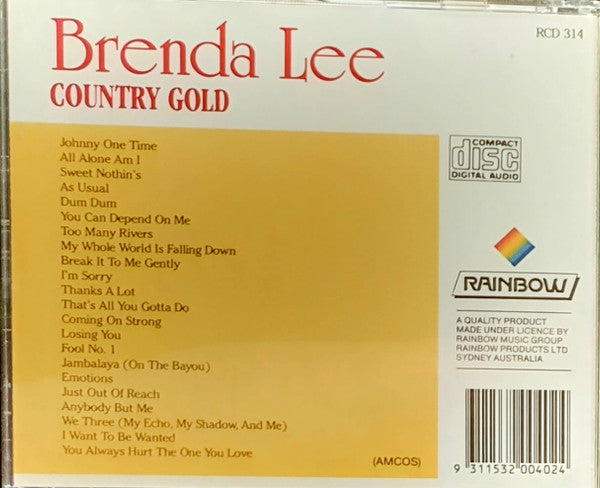 Brenda Lee : Country Gold (CD, Comp)