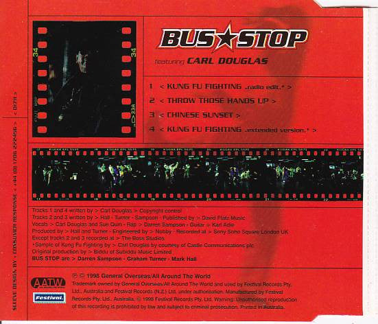 Bus Stop Featuring Carl Douglas : Kung Fu Fighting (CD, Single)