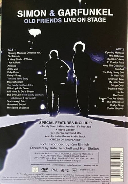 Simon & Garfunkel : Old Friends - Live On Stage (DVD-V, PAL)