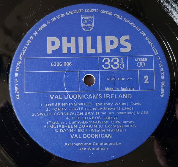 Val Doonican : Val Doonican's Ireland (LP)