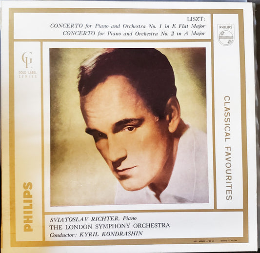 Sviatoslav Richter, Liszt*, The London Symphony Orchestra*, Kyril Kondrashin* : Concerti For Piano And Orchestra (LP, Mono)