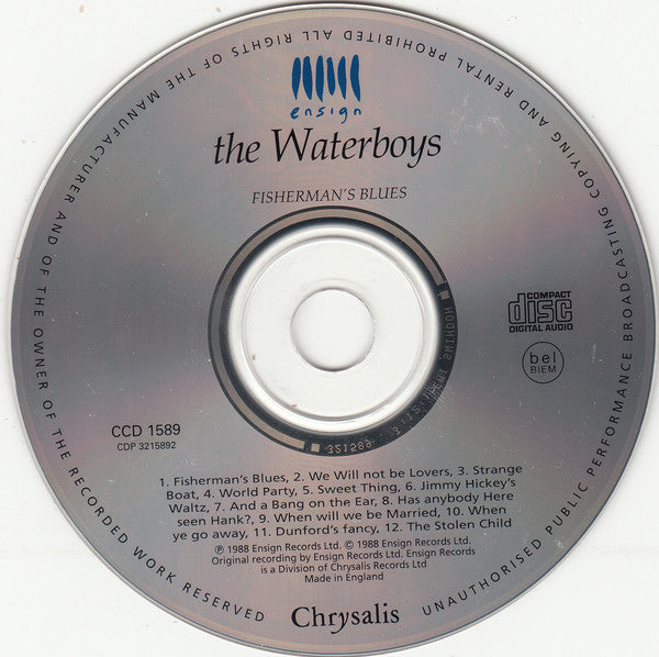 The Waterboys : Fisherman's Blues (CD, Album)