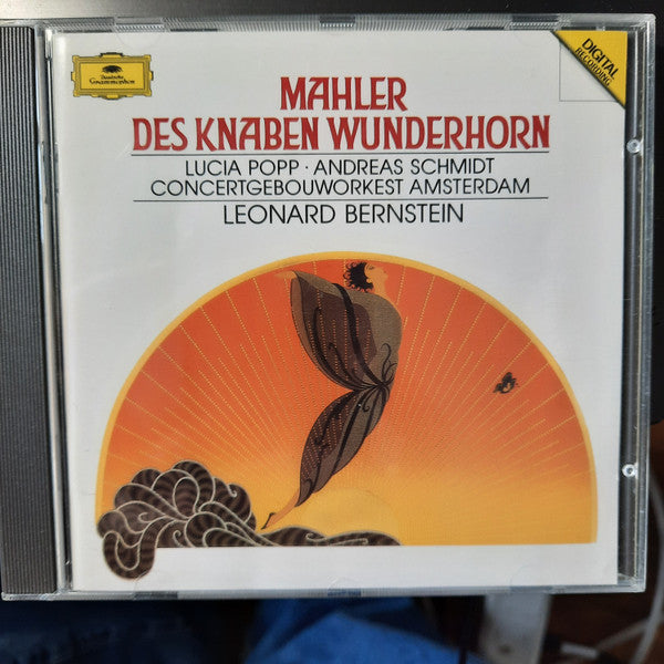 Gustav Mahler, Lucia Popp, Andreas Schmidt (2), Concertgebouworkest, Leonard Bernstein : Des Knaben Wunderhorn (CD, Album)