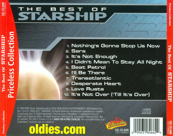 Starship (2) : The Best Of Starship (CD, Comp, RE)