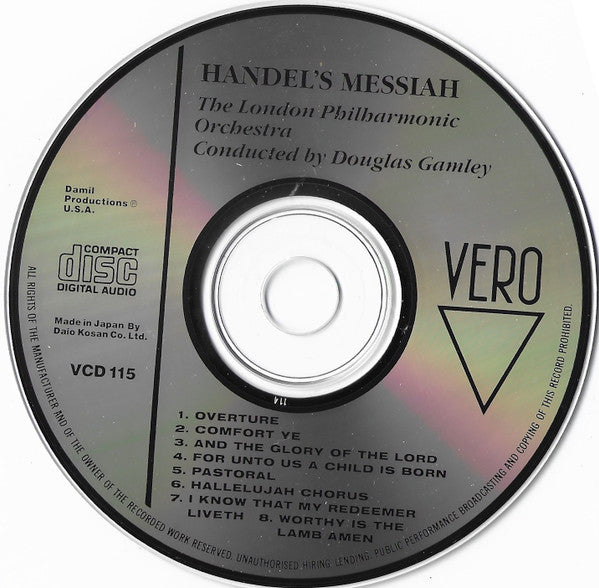 London Philharmonic Orchestra And Chorus*, Händel* : Handel's Messiah. Favourite Excerpts (CD, Comp)