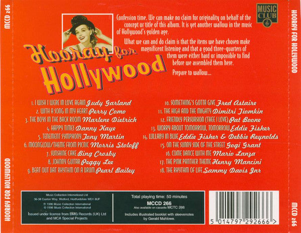 Various : Hooray For Hollywood (CD, Comp)