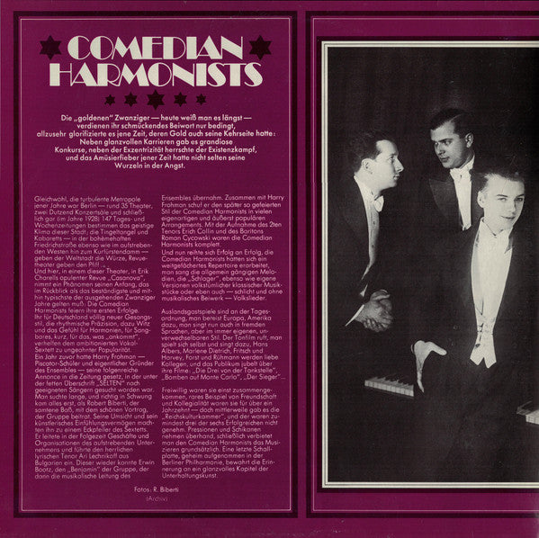 Comedian Harmonists : Comedian Harmonists (2xLP, Album, Comp, Mono)