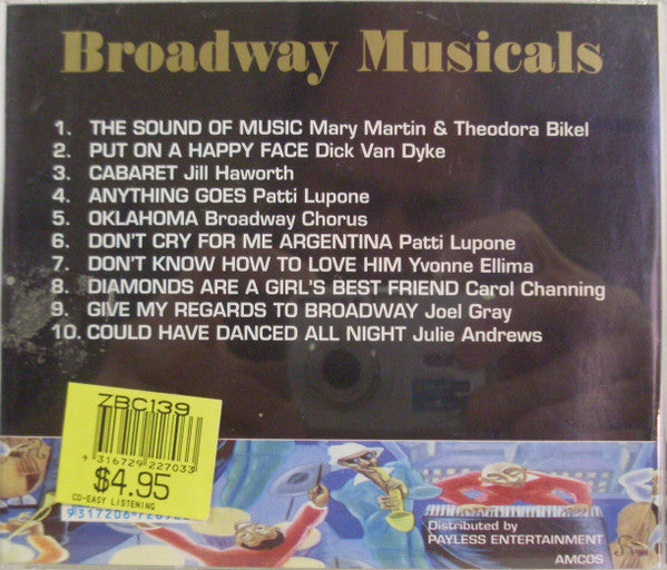 Various : Broadway Musicals (CD)