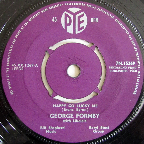 George Formby : Happy Go Lucky Me (7")