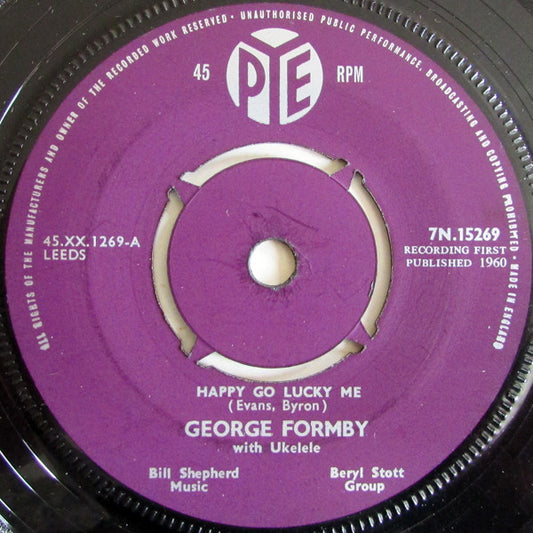 George Formby : Happy Go Lucky Me (7")