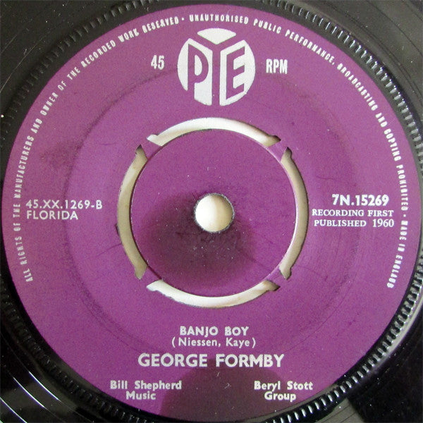 George Formby : Happy Go Lucky Me (7")