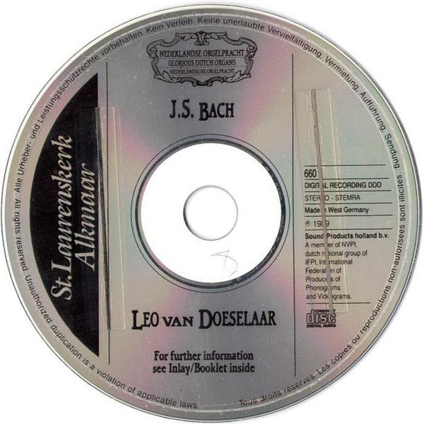 Leo van Doeselaar : St. Laurenskerk Alkmaar (CD, Comp)