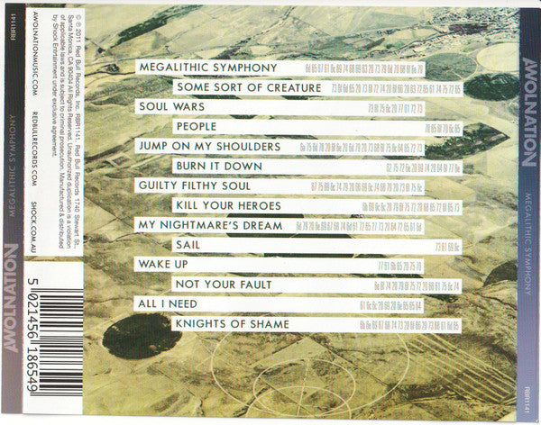 Awolnation : Megalithic Symphony (CD, Album, Sta)