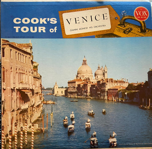 Gianni Monese And His Orchestra : Cook's Tour of Venice (LP)