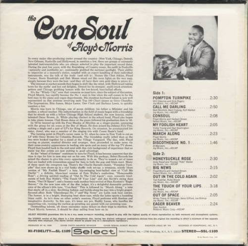Floyd Morris : The ConSoul Of Floyd Morris (LP)