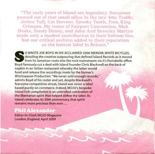 Various : Island Folk (An Acoustic-Led Celebration) (CD, Comp, Enh)