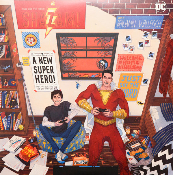 Benjamin Wallfisch : Shazam! Original Motion Picture Soundtrack (LP, Album, S/Edition, Sha)