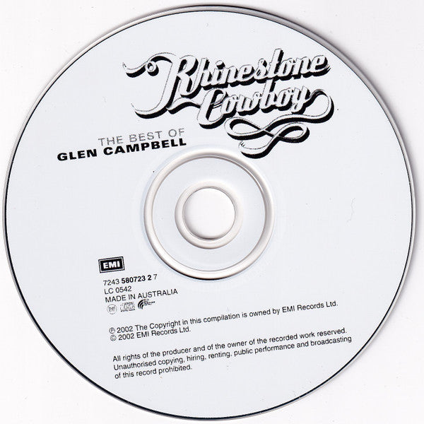 Glen Campbell : Rhinestone Cowboy - The Best Of Glen Campbell (CD, Comp)