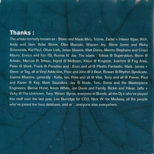 Various : Deeper Shades Of Hooj: Volume Two (2xCD, Comp, Mixed)