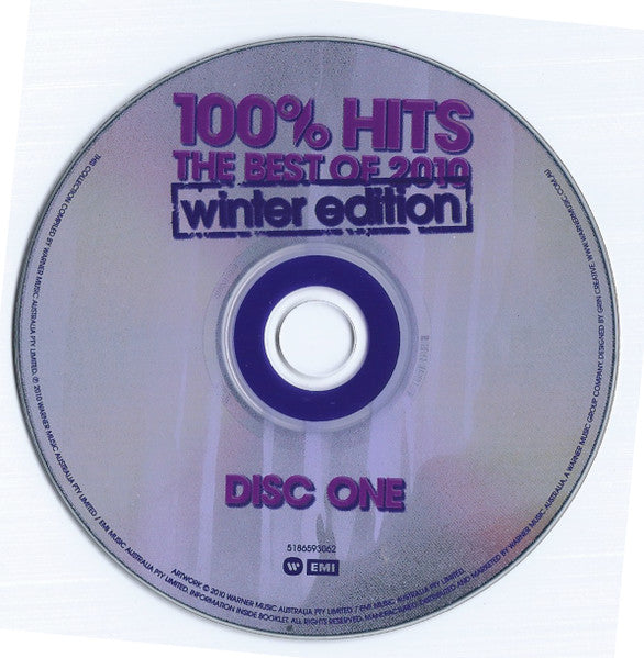 Various : 100% Hits The Best Of 2010 (Winter Edition) (2xCD, Comp)