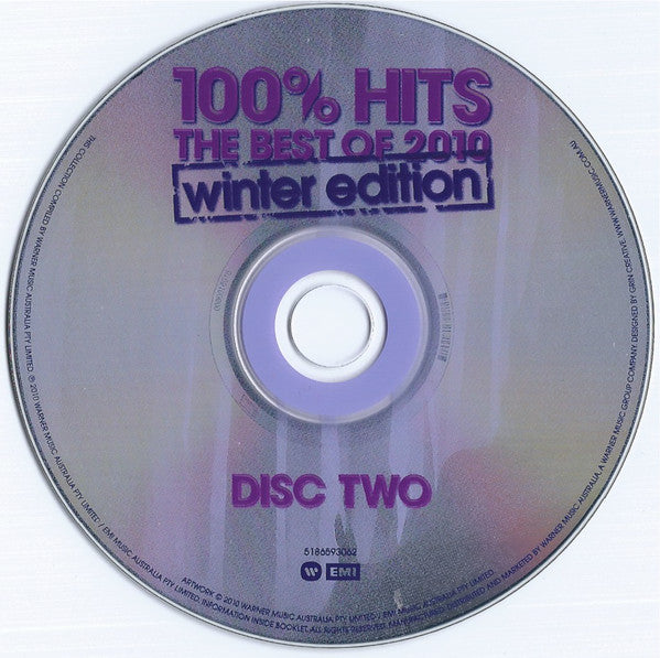 Various : 100% Hits The Best Of 2010 (Winter Edition) (2xCD, Comp)