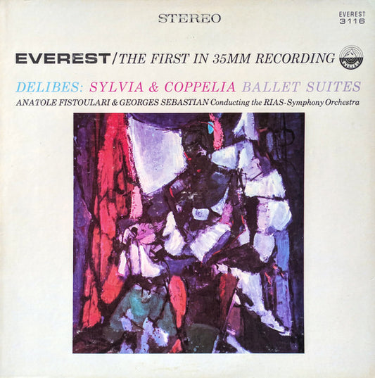 Léo Delibes – Anatole Fistoulari & Georges Sebastian Conducting RIAS Symphonie-Orchester Berlin : Sylvia & Coppelia Ballet Suites (LP, RP)