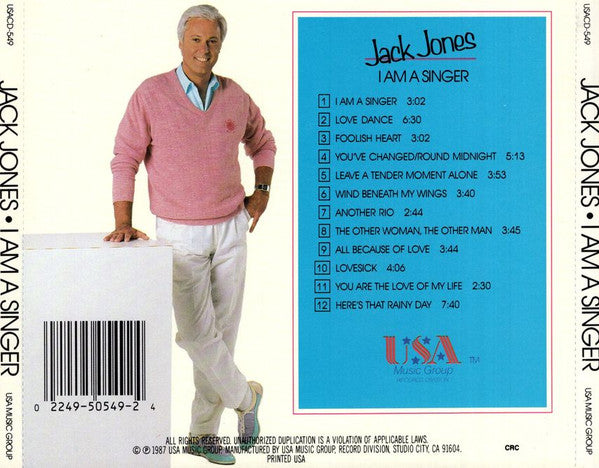 Jack Jones : I Am A Singer (CD, Club)