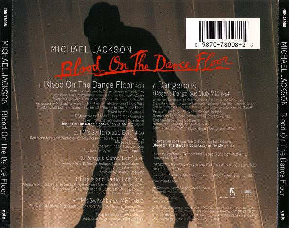 Michael Jackson : Blood On The Dance Floor (CD, Maxi)