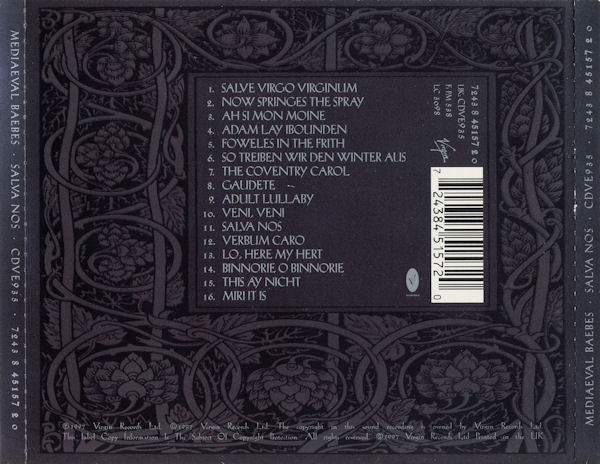 Mediæval Bæbes : Salva Nos (CD, Album)