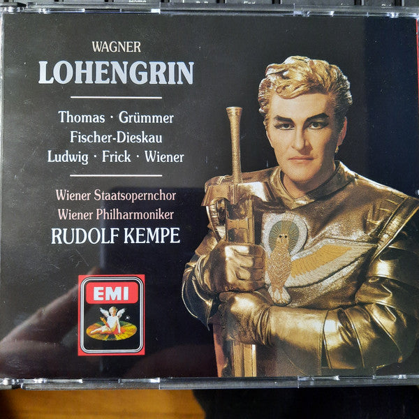 Richard Wagner / Wiener Philharmoniker / Wiener Staatsopernchor / Rudolf Kempe / Jess Thomas / Elisabeth Grümmer / Christa Ludwig / Dietrich Fischer-Dieskau / Gottlob Frick / Otto Wiener : Lohengrin (3xCD, RE, RM + Box)
