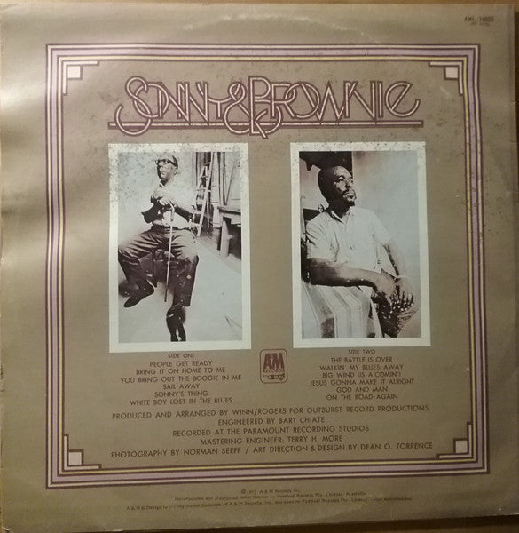 Sonny Terry & Brownie McGhee : Sonny & Brownie  (LP, Album)