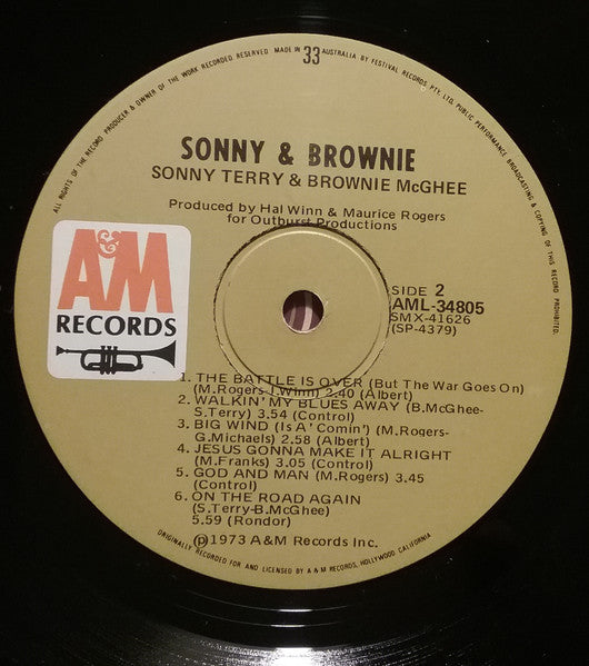 Sonny Terry & Brownie McGhee : Sonny & Brownie  (LP, Album)