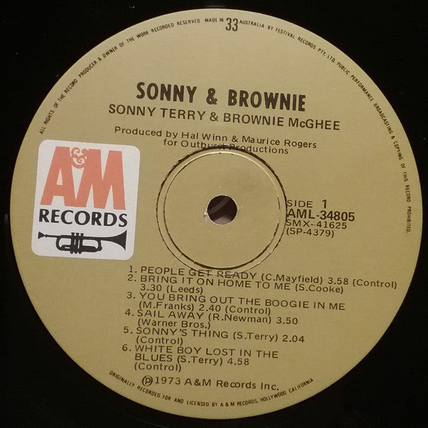Sonny Terry & Brownie McGhee : Sonny & Brownie  (LP, Album)