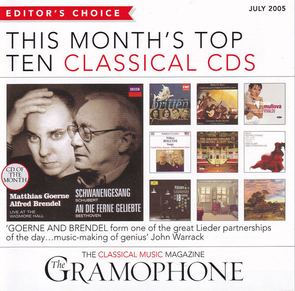 Various : Gramophone Editor's Choice: July 2005 (CD, Comp)