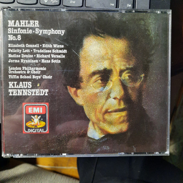Gustav Mahler, Klaus Tennstedt, London Philharmonic Orchestra & London Philharmonic Choir, Tiffin Boys' Choir, Elizabeth Connell, Edith Wiens, Felicity Lott, Trudeliese Schmidt, Nadine Denize, Richard Versalle, Jorma Hynninen, Hans Sotin : Symphonie N°8 ("Symphony Of A Thousand") (2xCD, Album)