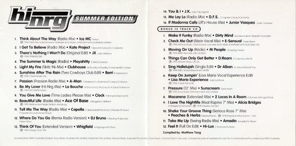 Various : Hi-NRG Summer Edition (2xCD, Comp)