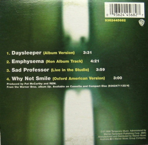 R.E.M. : Daysleeper (CD, Single, Car)