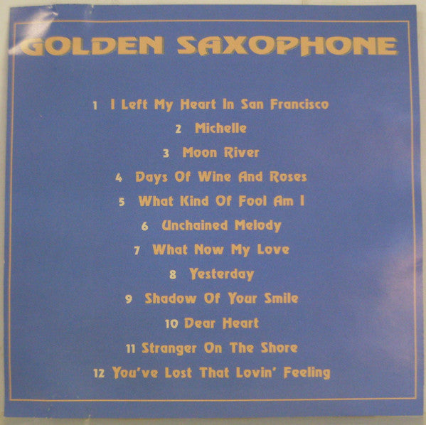 Unknown Artist : Golden Saxophone (CD)