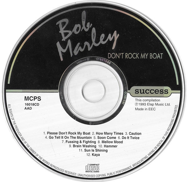 Bob Marley : Don't Rock My Boat (CD, Comp)