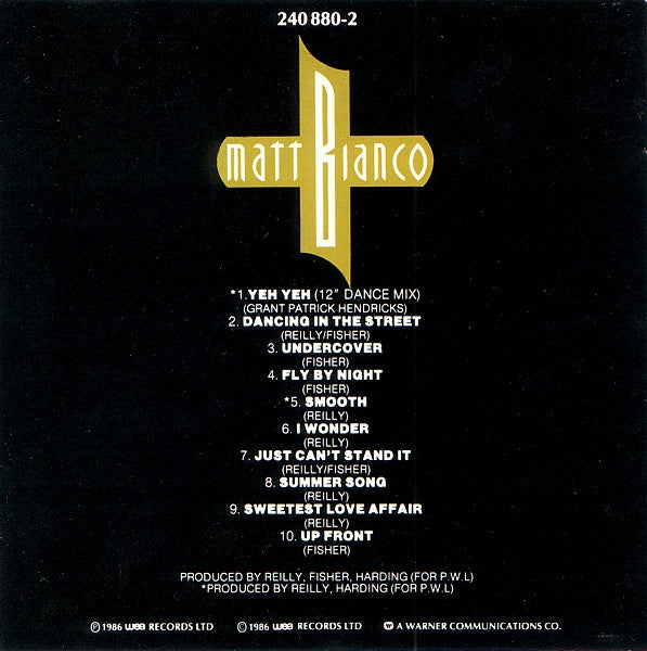 Matt Bianco : Matt Bianco (CD, Album)