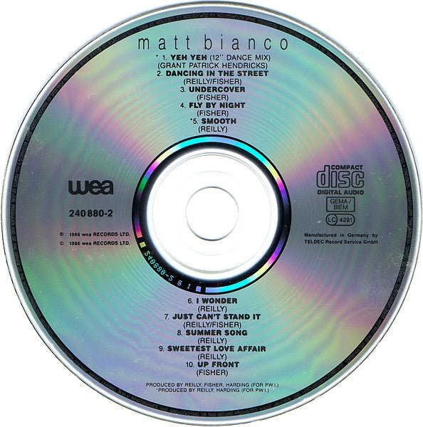 Matt Bianco : Matt Bianco (CD, Album)