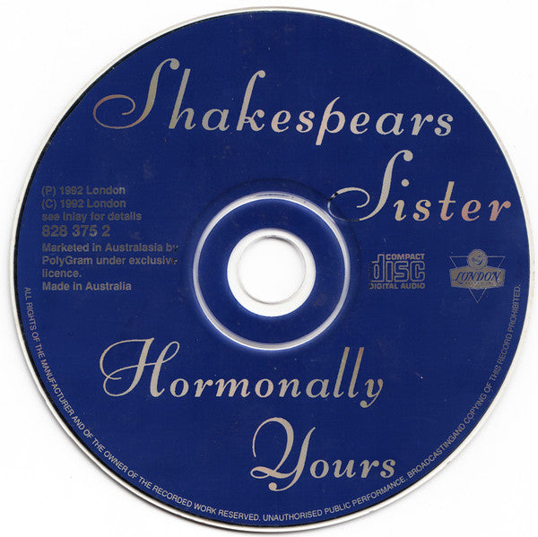 Shakespear's Sister : Hormonally Yours (CD, Album)