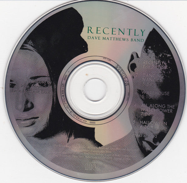 Dave Matthews Band : Recently (CD, EP, RE)