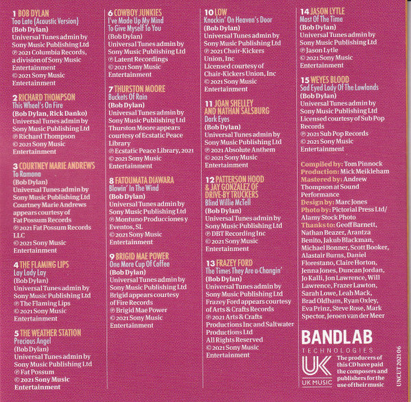 Various : Dylan ...Revisited (14 Of His Greatest Songs Reinterpreted For Uncut) (CD, Comp)