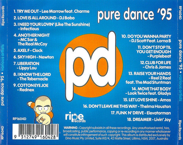 Various : Pure Dance '95 (CD, Comp)