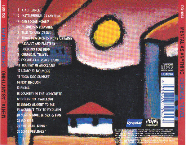 Mental As Anything : Chemical Travel (CD, Comp)