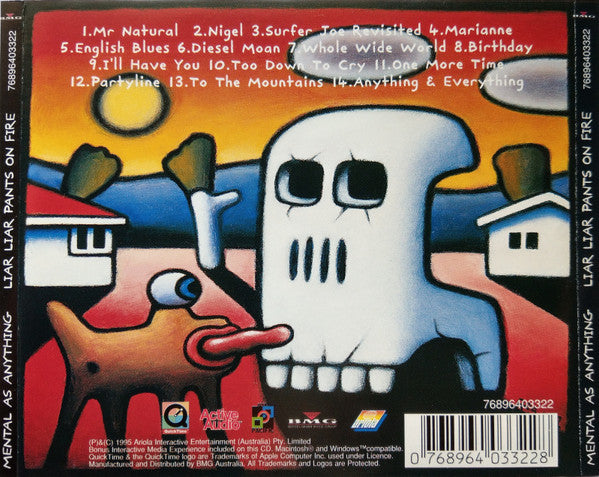 Mental As Anything : Liar Liar Pants On Fire (CD, Album, Enh)